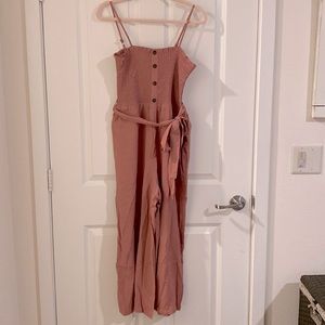 Pink lily dusty rose romper size large